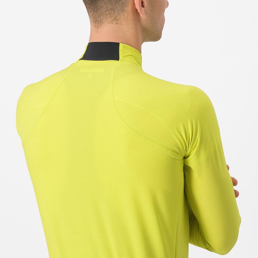 Castelli FLIGHT AIR Jersey Heren Geel | TCV309586