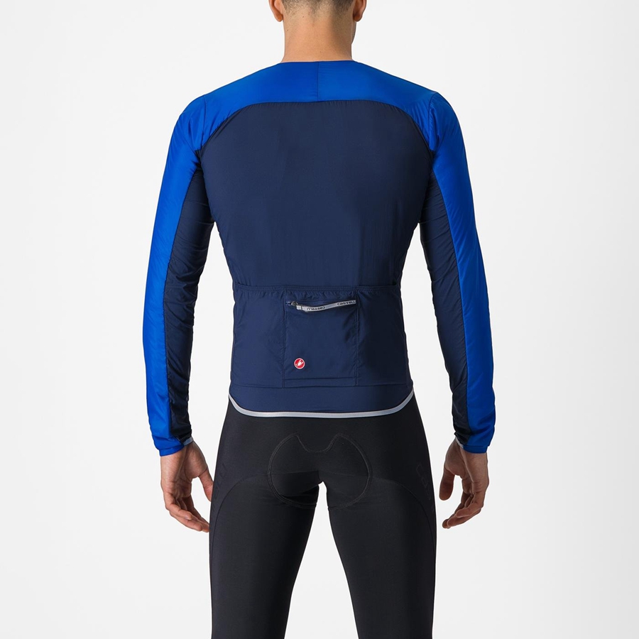 Castelli FLY JACK-SEY Jassen Heren Blauw Blauw | YRN107563