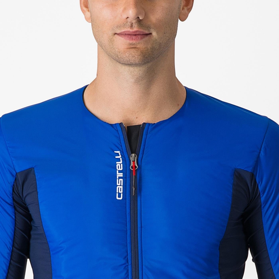 Castelli FLY JACK-SEY Jassen Heren Blauw Blauw | YRN107563