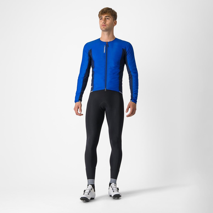 Castelli FLY JACK-SEY Jassen Heren Blauw Blauw | YRN107563