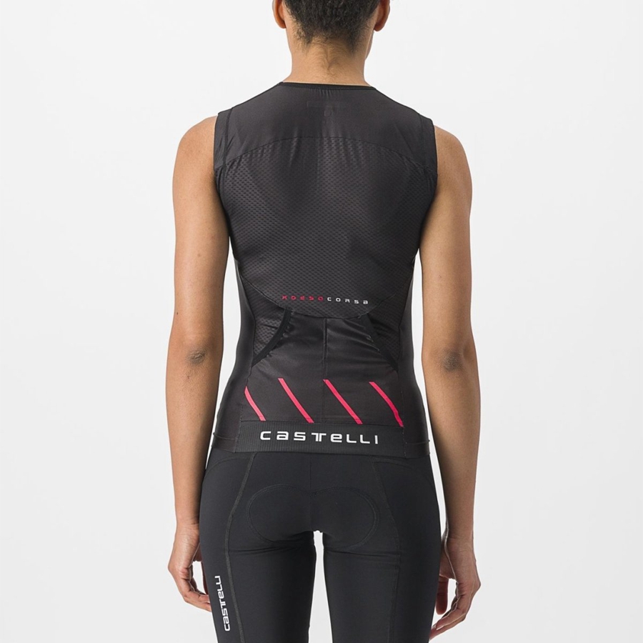 Castelli FREE 2 W TRI SINGLET Pakken Dames Zwart | FCO295738