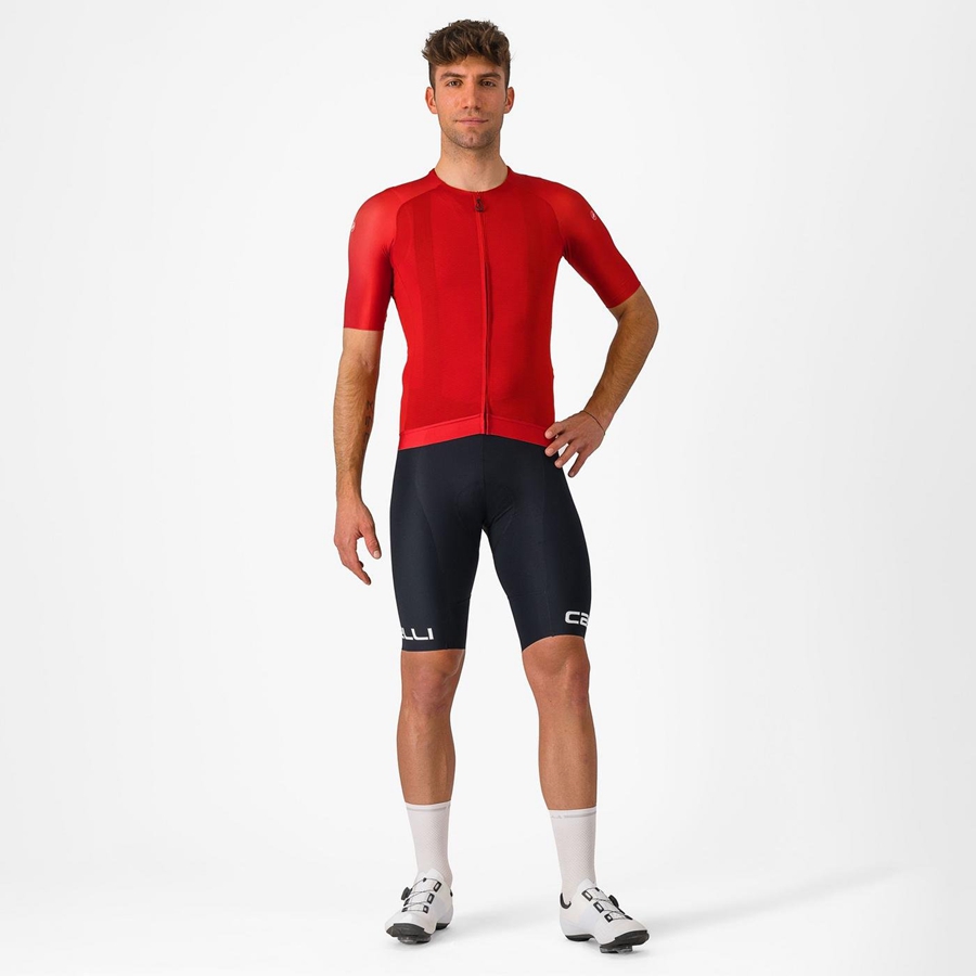 Castelli FREE AERO RC CLASSIC Korte Broek Met Slabbetje Heren Zwart Wit | OYW415609