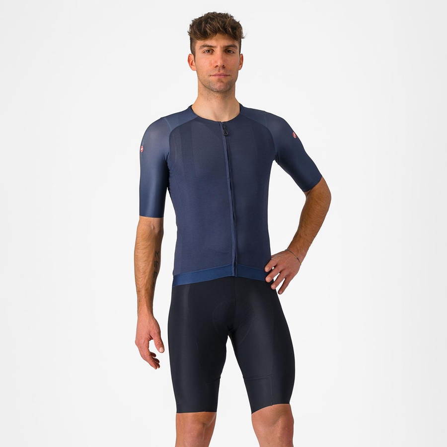 Castelli FREE AERO RC Korte Broek Met Slabbetje Heren Zwart | ZIM238459