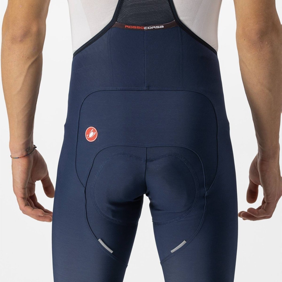 Castelli FREE AERO RC Panty Met Slabbetje Heren Blauw | DZE541873