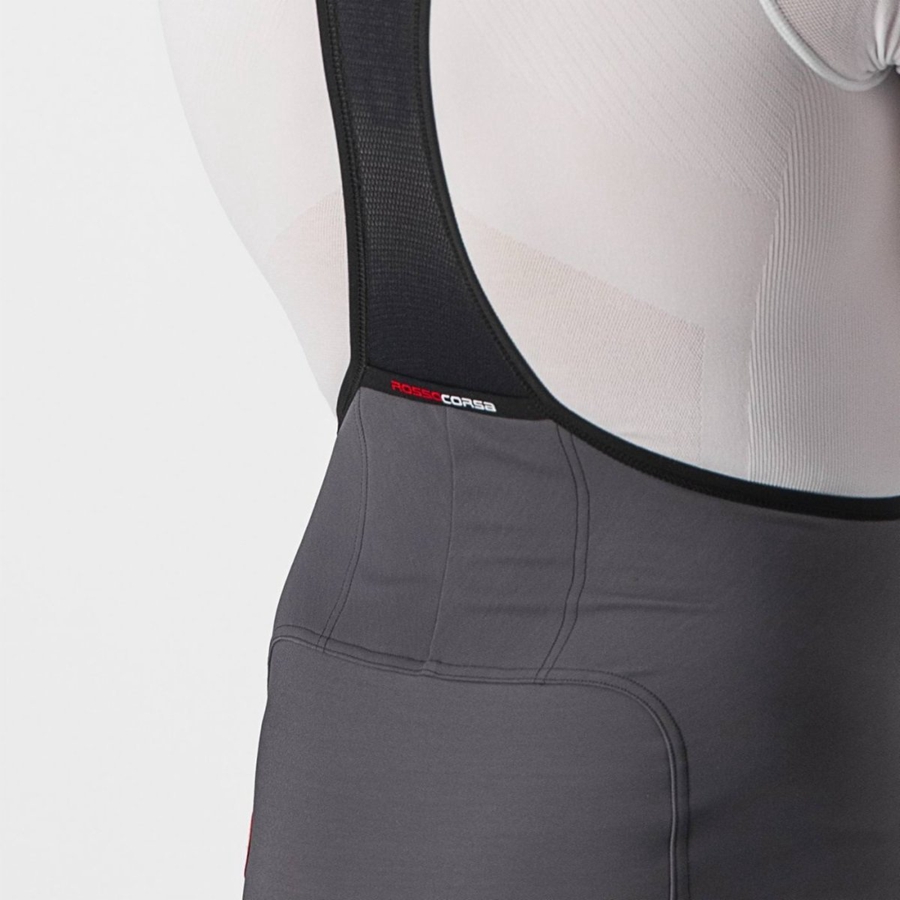 Castelli FREE AERO RC Panty Met Slabbetje Heren Donkergrijs | XSU152736