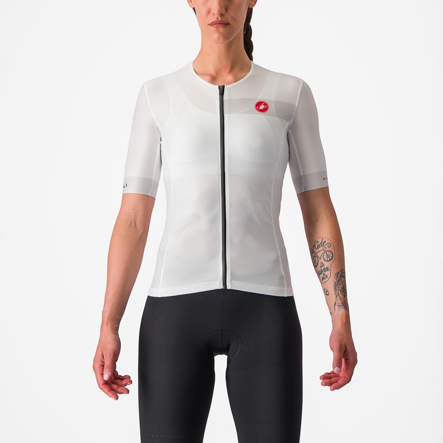 Castelli FREE SPEED 2 W RACE TOP Pakken Dames Wit Zwart | WSE401257