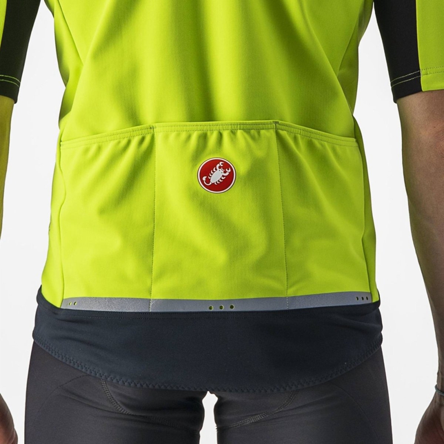 Castelli GABBA RoS 2 Jassen Heren Lichtgroen Donkergrijs | ZRO863907