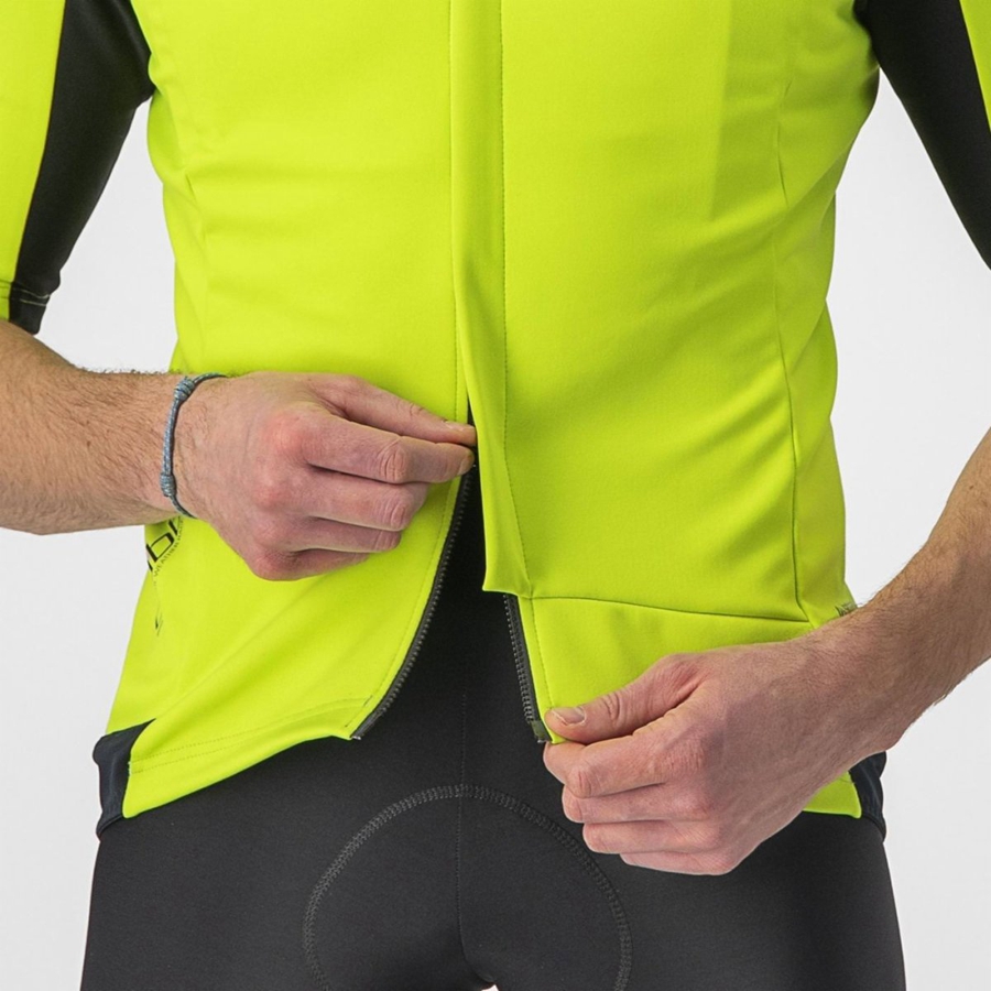 Castelli GABBA RoS 2 Jassen Heren Lichtgroen Donkergrijs | ZRO863907