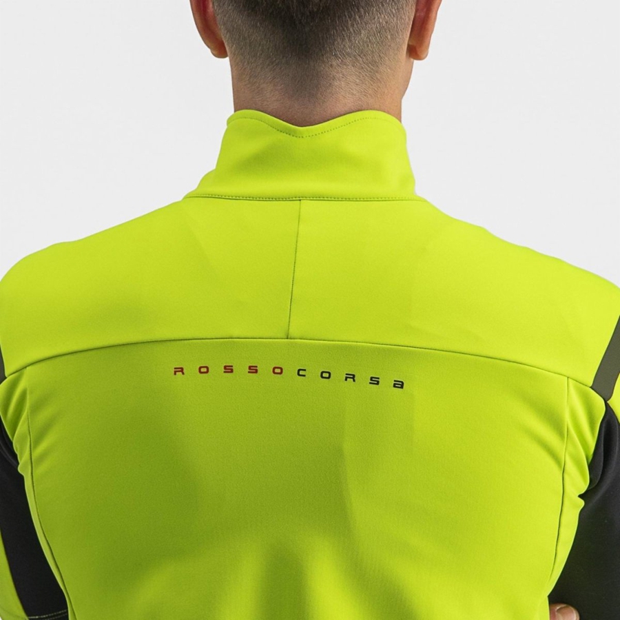 Castelli GABBA RoS 2 Jassen Heren Lichtgroen Donkergrijs | ZRO863907