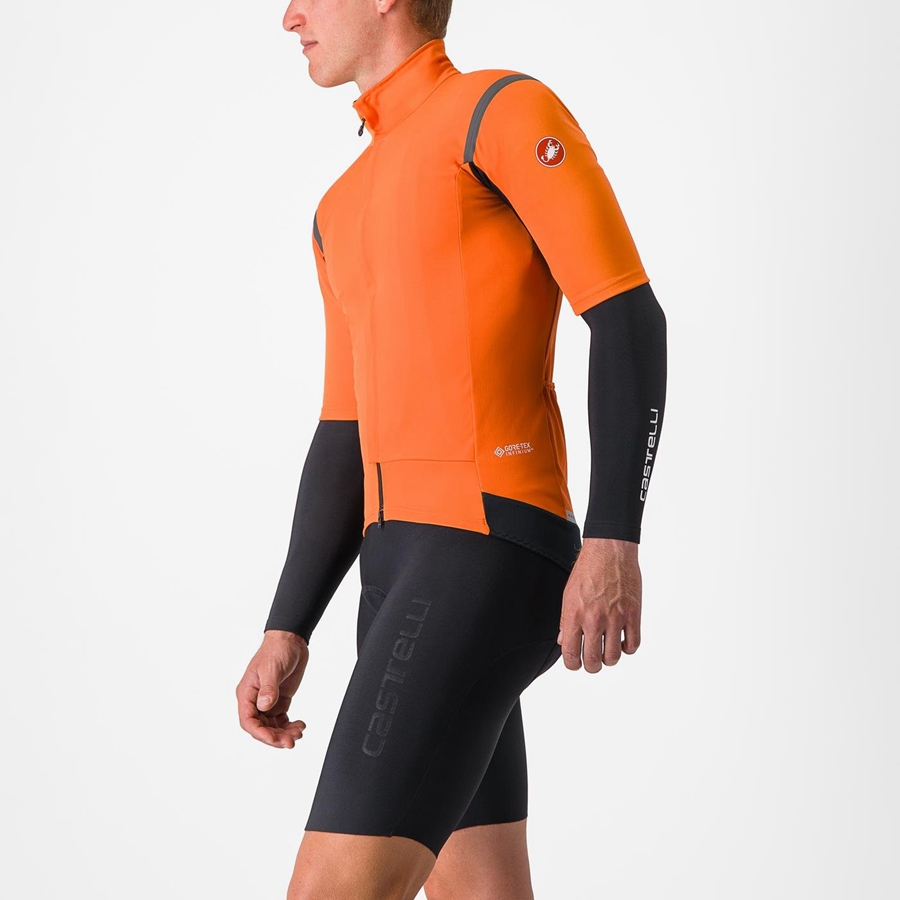 Castelli GABBA RoS 2 Jassen Heren Rood Oranje Donkergrijs | TSO148653