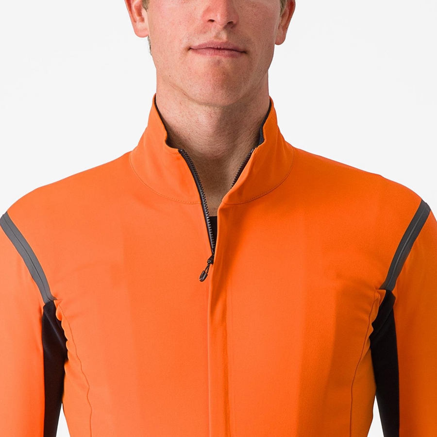 Castelli GABBA RoS 2 Jassen Heren Rood Oranje Donkergrijs | TSO148653