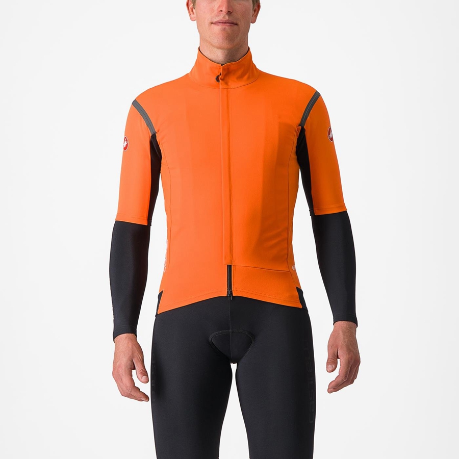 Castelli GABBA RoS 2 Jassen Heren Rood Oranje Donkergrijs | TSO148653