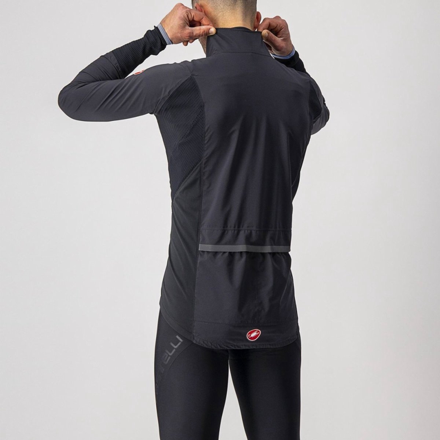 Castelli GAVIA Bescherming Heren Zwart | WJF918302