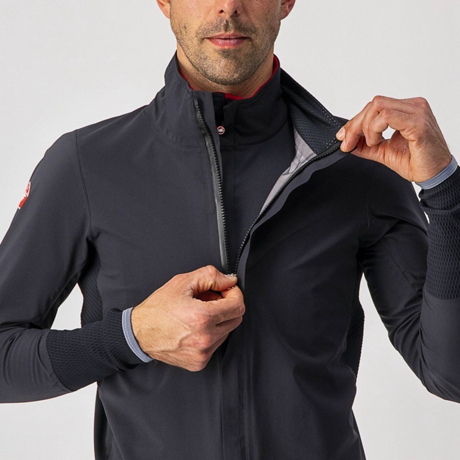 Castelli GAVIA Bescherming Heren Zwart | WJF918302