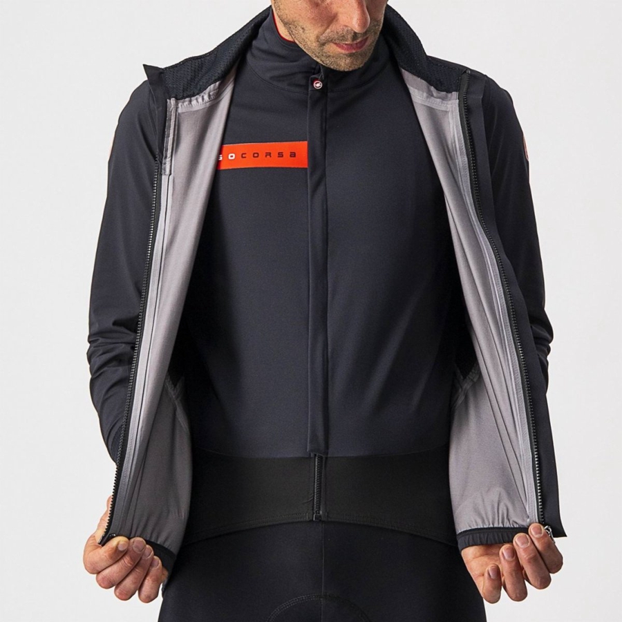 Castelli GAVIA Bescherming Heren Zwart | WJF918302