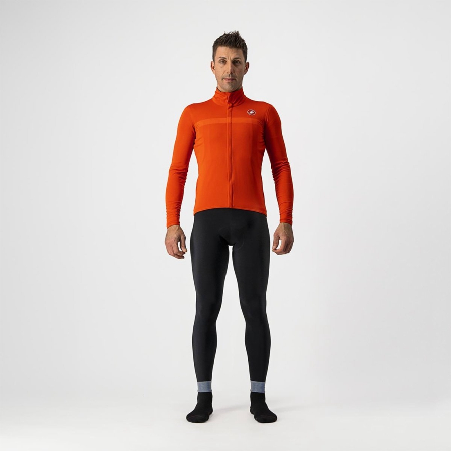 Castelli GOCCIA Bescherming Heren Rood | FBN947350