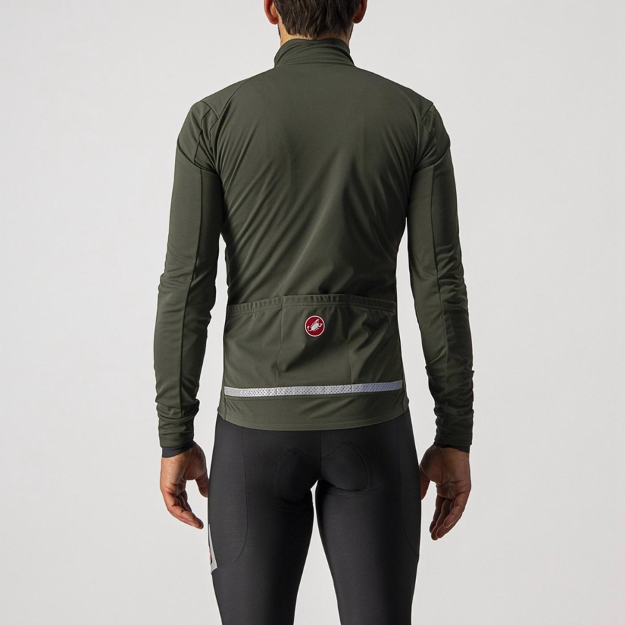 Castelli GO Jassen Heren Groen Rood | XFQ645398