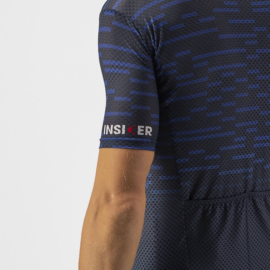 Castelli INSIDER Jersey Heren Blauw | JOB251374