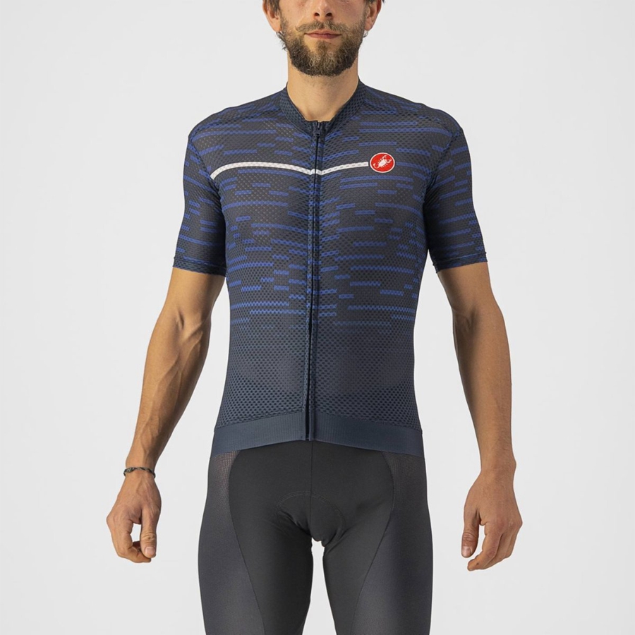 Castelli INSIDER Jersey Heren Blauw | JOB251374