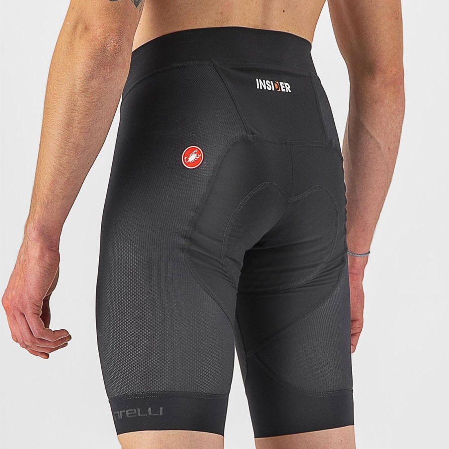 Castelli INSIDER Korte Broek Heren Zwart | PKL240691