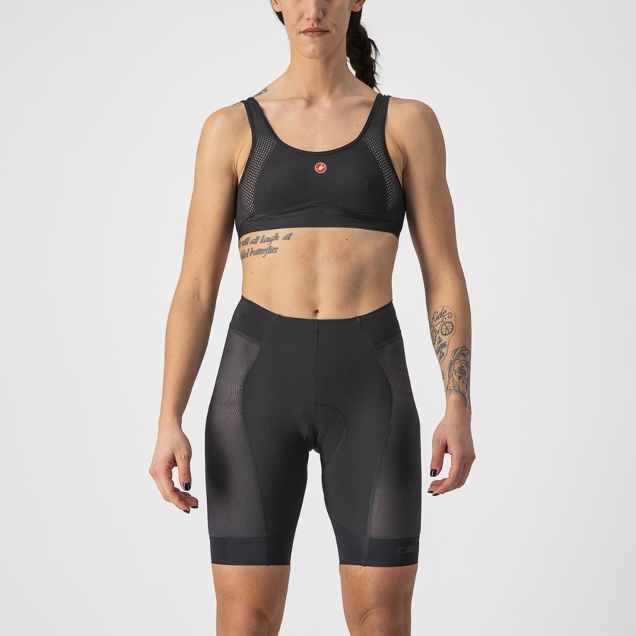 Castelli INSIDER W Korte Broek Dames Zwart | DGT082173