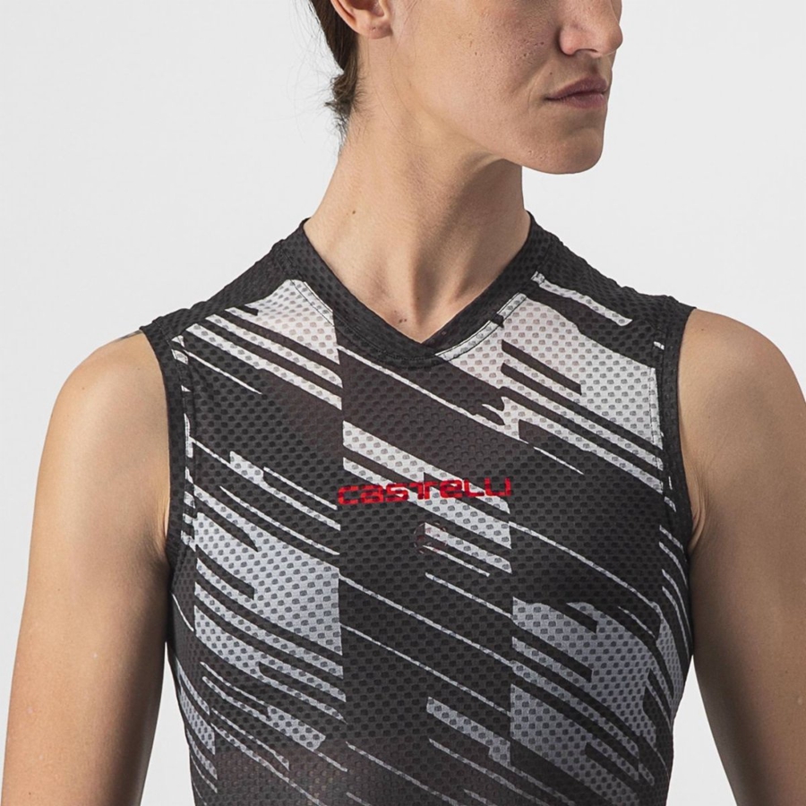 Castelli INSIDER W SLEEVELESS Jersey Dames Zwart | KNS687154