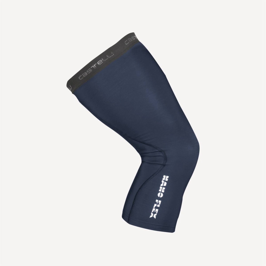 Castelli NANO FLEX 3G KNEEWARMER Beenwarmer Dames Blauw | SQN056281