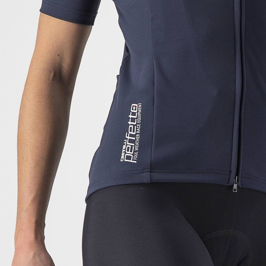 Castelli PERFETTO RoS 2W WIND Jassen Dames Blauw | EDS945801