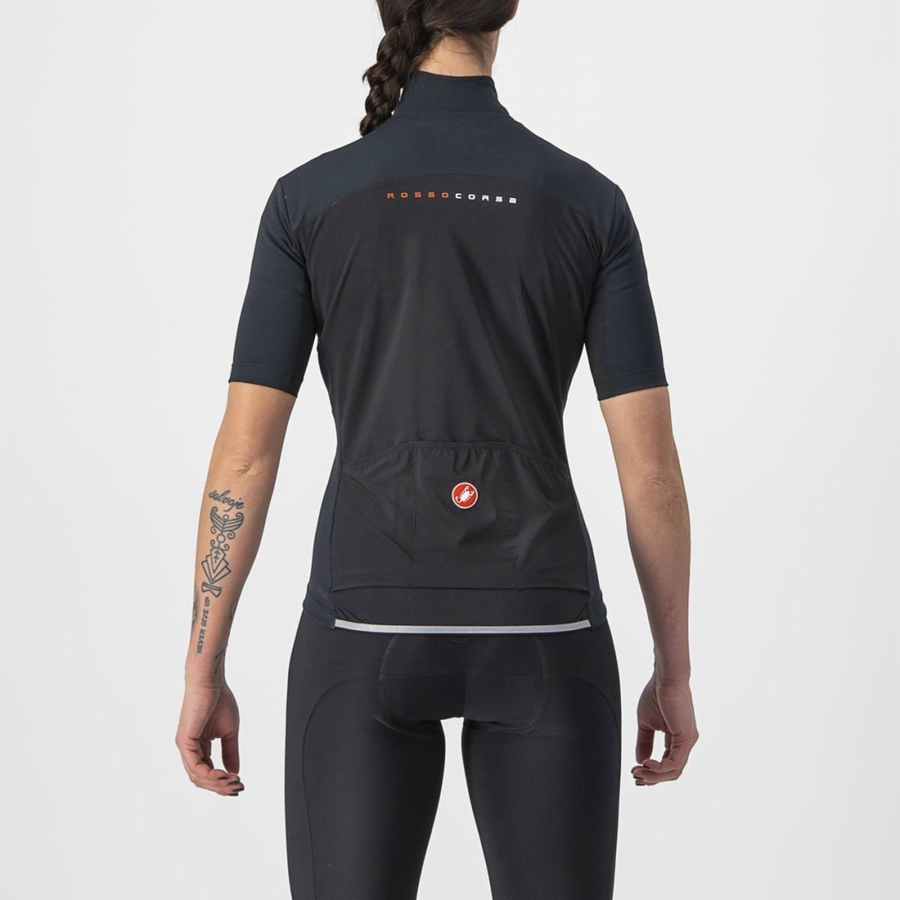 Castelli PERFETTO RoS 2W WIND Jassen Dames Zwart | ZMS041765