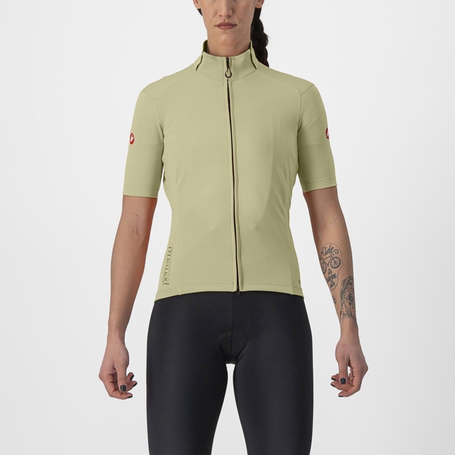 Castelli PERFETTO RoS 2W WIND Jassen Dames Groen | SRA389516