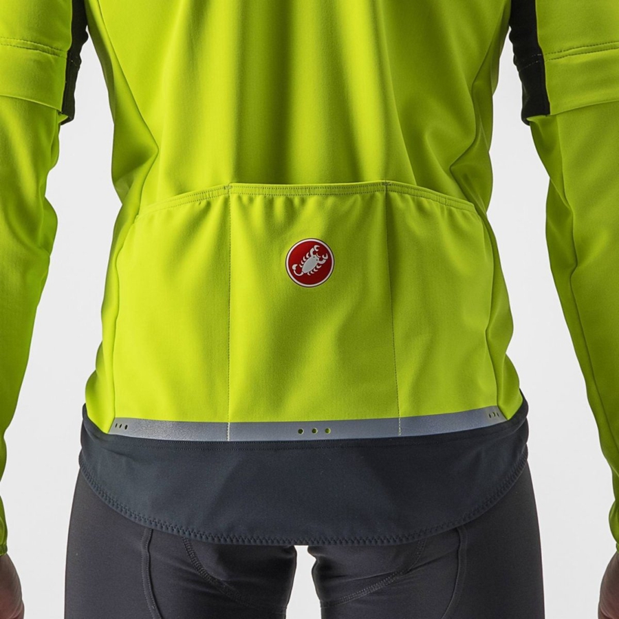 Castelli PERFETTO RoS 2 CONVERTIBLE Jassen Heren Lichtgroen Donkergrijs | QSI791453