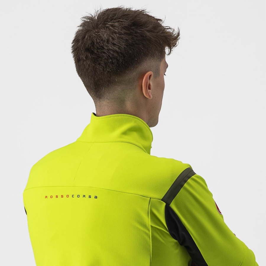 Castelli PERFETTO RoS 2 CONVERTIBLE Jassen Heren Lichtgroen Donkergrijs | QSI791453