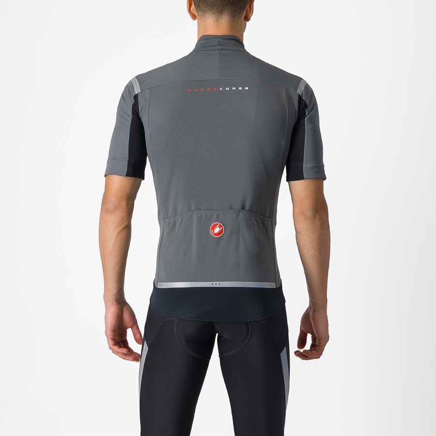 Castelli PERFETTO RoS 2 CONVERTIBLE Jassen Heren Grijs Zilver | RWN879261