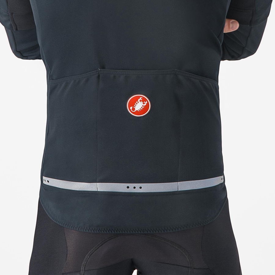 Castelli PERFETTO RoS 2 CONVERTIBLE Jassen Heren Zwart Zwart | YQR893450