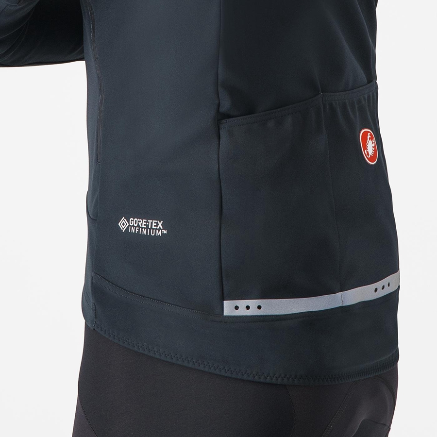 Castelli PERFETTO RoS 2 CONVERTIBLE Jassen Heren Zwart Zwart | YQR893450