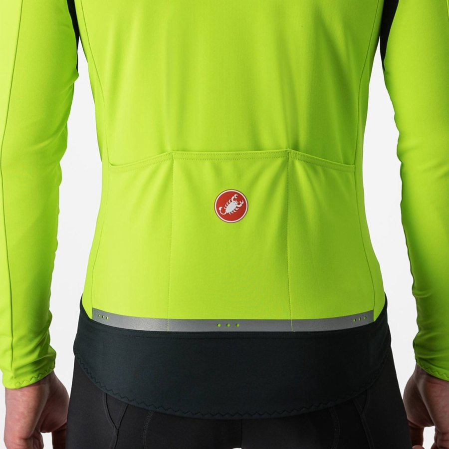 Castelli PERFETTO RoS 2 Jassen Heren Lichtgroen Donkergrijs | XEJ874392