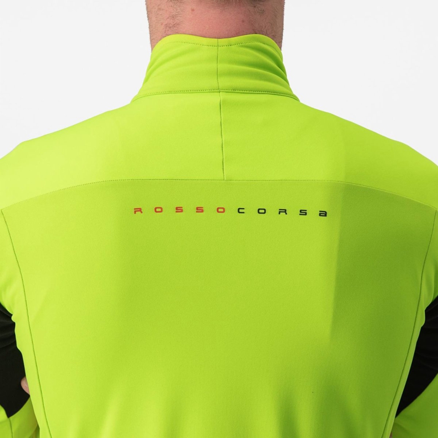 Castelli PERFETTO RoS 2 Jassen Heren Lichtgroen Donkergrijs | XEJ874392