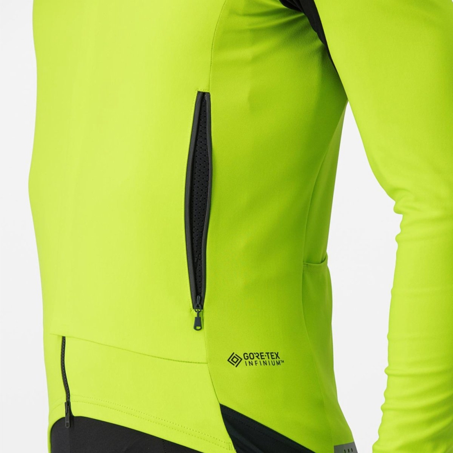 Castelli PERFETTO RoS 2 Jassen Heren Lichtgroen Donkergrijs | XEJ874392