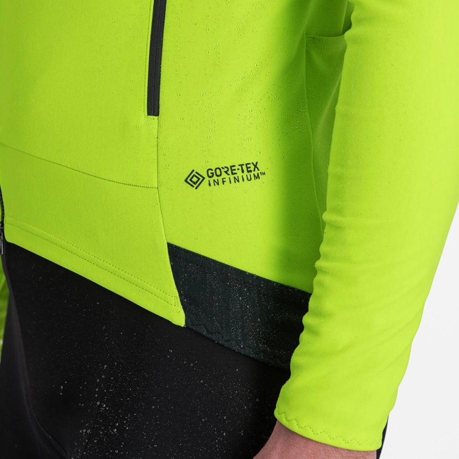 Castelli PERFETTO RoS 2 Jassen Heren Lichtgroen Donkergrijs | XEJ874392