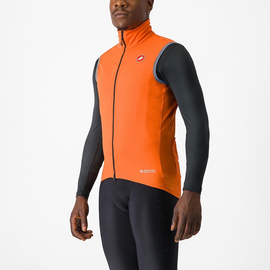 Castelli PERFETTO RoS 2 Vest Heren Rood Oranje | CDJ698724