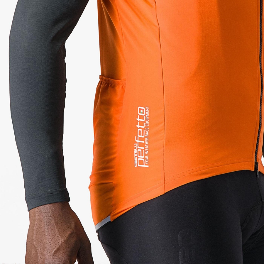 Castelli PERFETTO RoS 2 Vest Heren Rood Oranje | CDJ698724