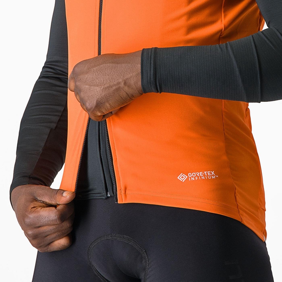 Castelli PERFETTO RoS 2 Vest Heren Rood Oranje | CDJ698724