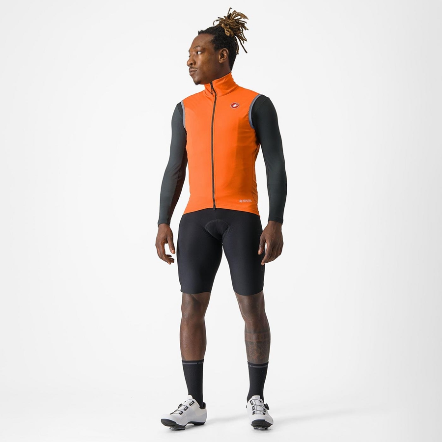 Castelli PERFETTO RoS 2 Vest Heren Rood Oranje | CDJ698724