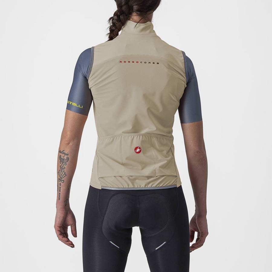 Castelli PERFETTO RoS 2 W Vest Dames Grijs | YDQ428910