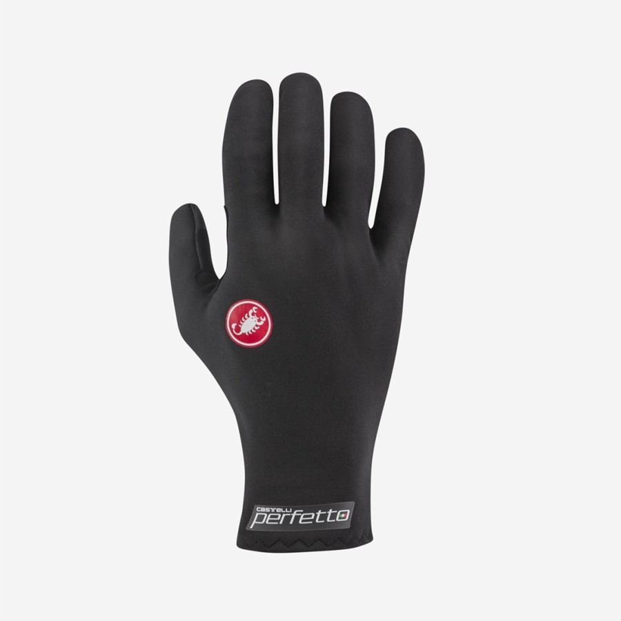 Castelli PERFETTO RoS Handschoenen Heren Zwart | LJY314258