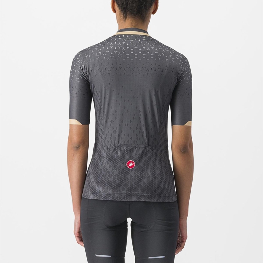 Castelli PEZZI Jersey Dames Donkergrijs | EIR319805