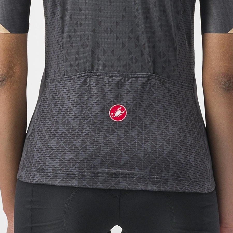 Castelli PEZZI Jersey Dames Donkergrijs | EIR319805