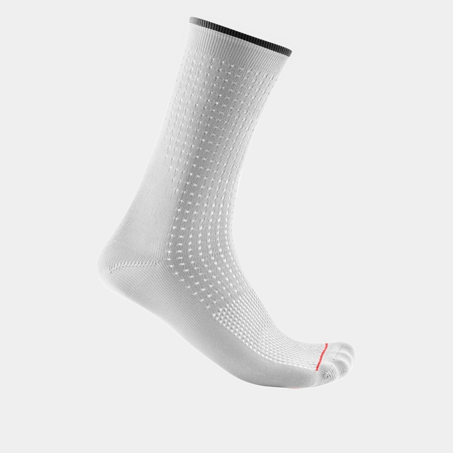 Castelli PREMIO 18 Sokken Heren Wit | DWR752490