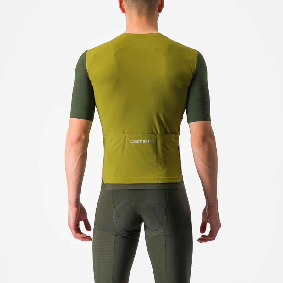 Castelli PREMIO Jersey Heren Groen Diepgroen | ZNU047862