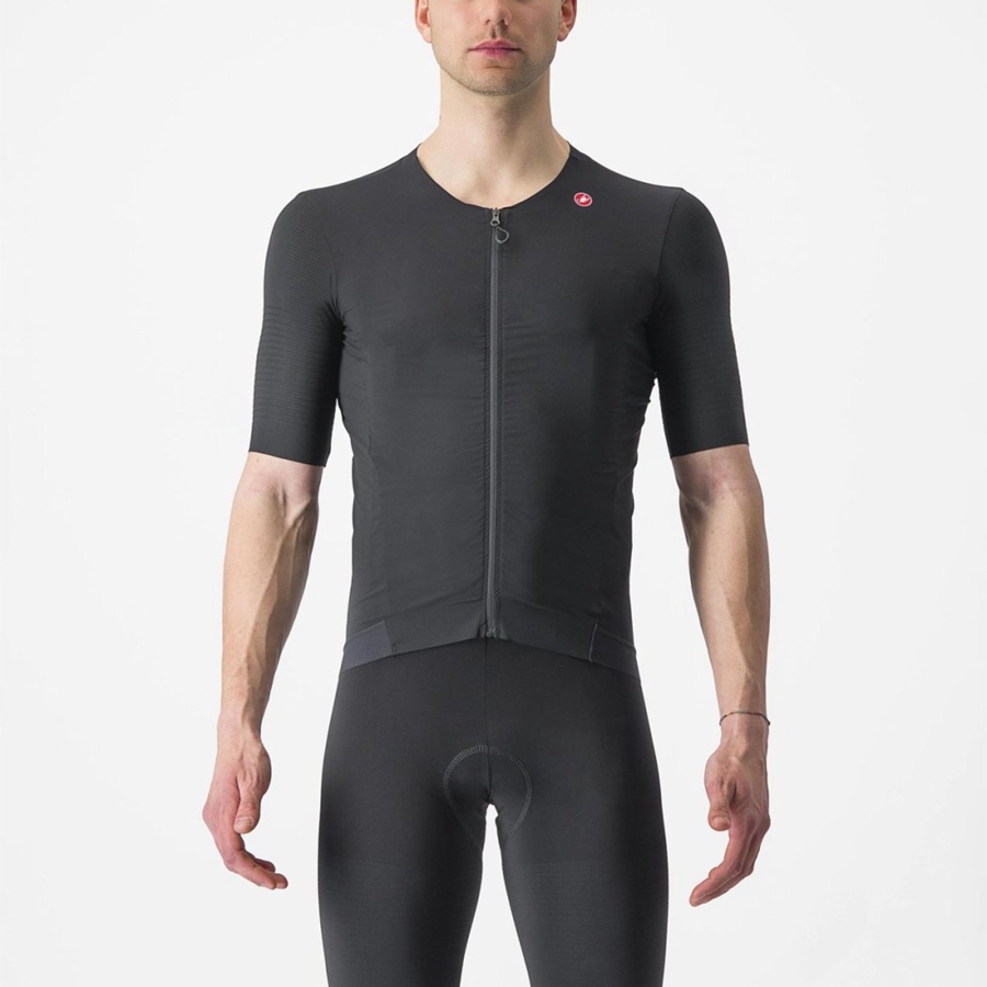 Castelli PREMIO Jersey Heren Zwart Zwart | JSU135082